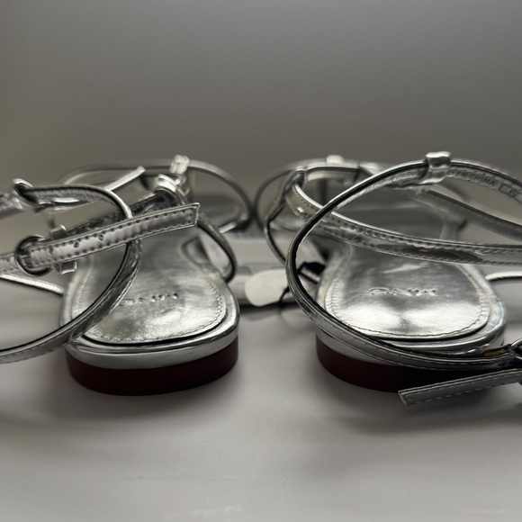 Mango Women's Silver Sandals - Picture 7 of 11